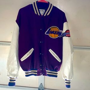 Vintage Lakers letterman jacket